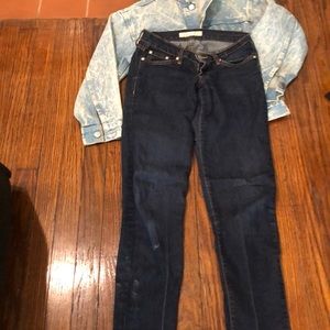 Flying monkey dark wash skinny jean Fitted